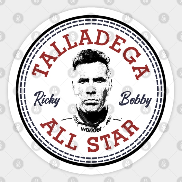 Ricky Bobby All Star Sticker by NotoriousMedia